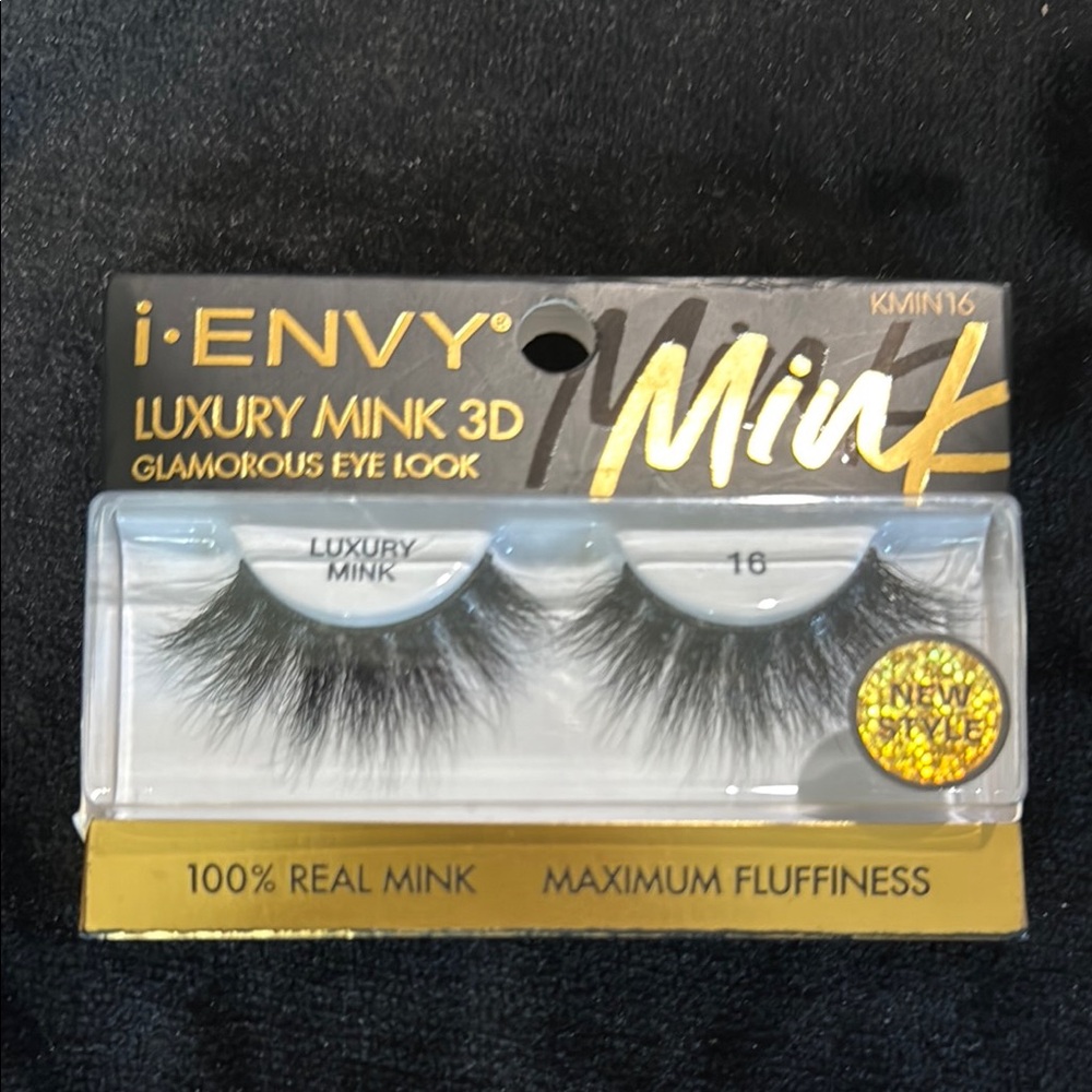 envy Luxury Mink 3D Lashes - Black